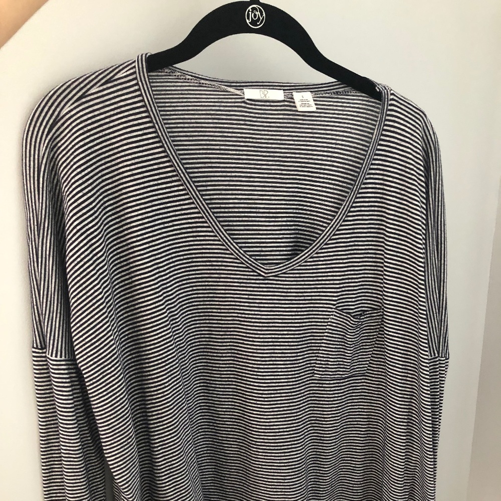 BP Striped Long Sleeve Tee